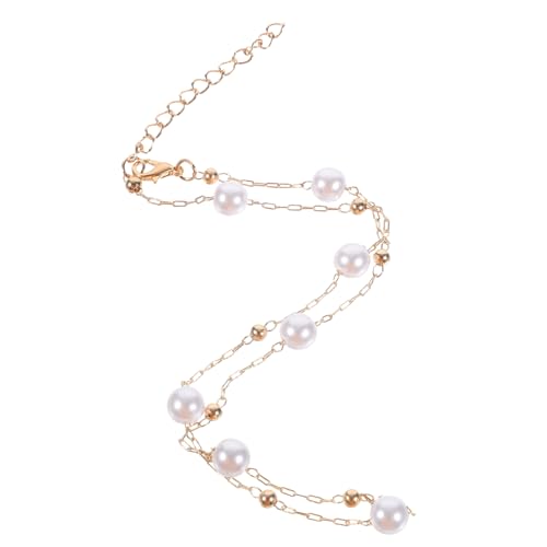LRXIYODE Perlenkette für Damen Stilvolle Verstellbare Halskette mit Eleganten Imitationsperlen für Besondere Anlässe Wie Hochzeiten Valentinstag oder Weihnachten Perfektes LRXIYODE Perlenkette für Damen Stilvolle Verstellbare Halskette mit Eleganten Imitationsperlen für Besondere Anlässe Wie Hochzeiten Valentinstag oder Weihnachten Perfektes von LRXIYODE