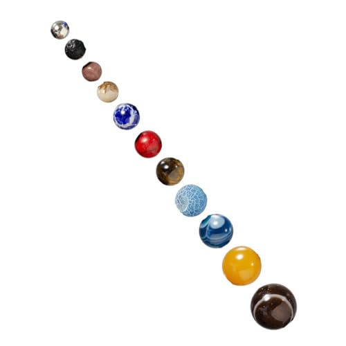 LRXIYODE Planeten Armband Elastische Armkette aus Natürlichen Steinen Modisches Schmuckstück für Damen und Herren Feines Design Passendes Geschenk für Besondere Anlässe von LRXIYODE