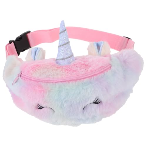 LRXIYODE Plüsch Damen Gürteltasche Weiche Hüfttasche Mini Tasche für Handy Kosmetik Shopping Casual für Frauen Verstellbar Langlebig Modisch in Verschiedenen Stilen Erhältlich von LRXIYODE