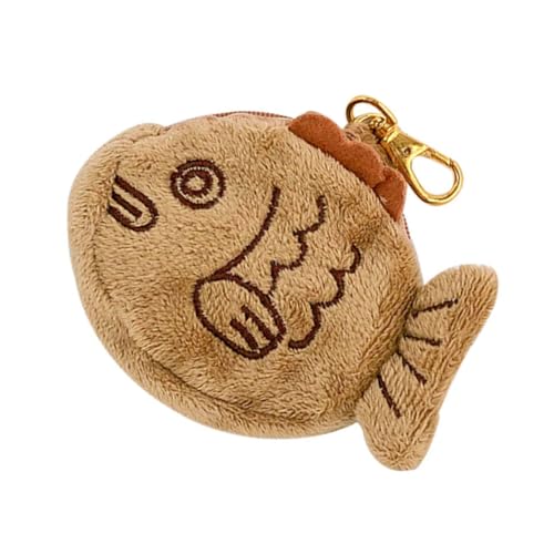 LRXIYODE Plüsch Fischförmige Kleingeldbörse Handgelenk Münzbeutel Leicht Kleine Geldtasche Damen von LRXIYODE
