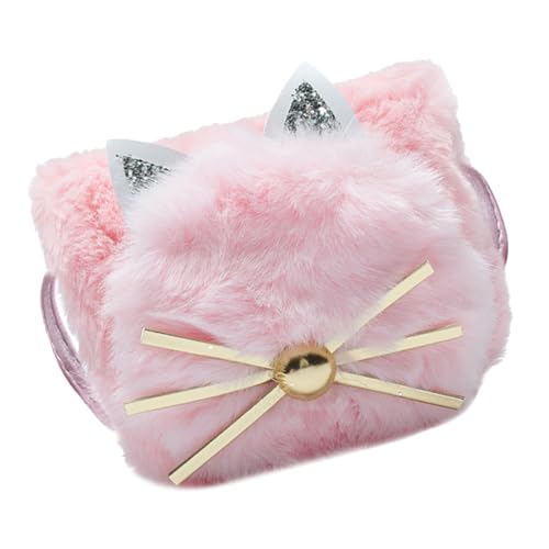 LRXIYODE Plüsch Katzen Umhängetasche Mädchen Einzelschulter Cartoon Tasche Süßes Design Verstellbar Alltag Freizeit Party LRXIYODE Plüsch Katzen Umhängetasche Mädchen Einzelschulter Cartoon Tasche Süßes Design Verstellbar Alltag Freizeit Party von LRXIYODE