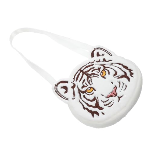 LRXIYODE Plüsch Tiger Umhängetasche Cartoon Tier Design Leicht Komfortabel Kindergeldbörse Schultertasche Mädchen Jungen Alltagsspielzeug von LRXIYODE