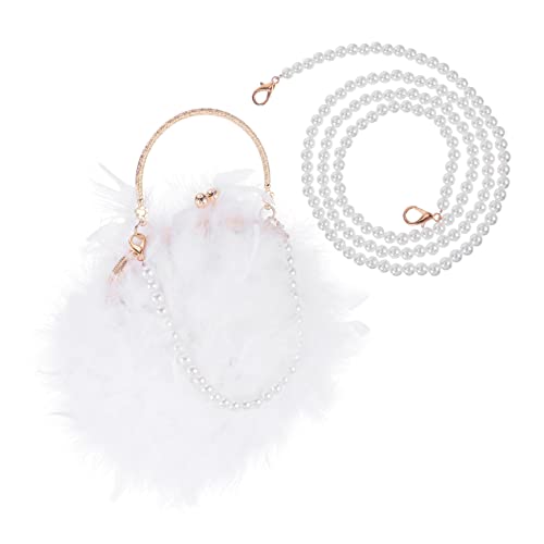 LRXIYODE Plüsch Umhängetasche für Damen Schultertasche Hochwertigem Kunstpelz mit Einzigartiger Struktur Handwerk Strand Party Shopping LRXIYODE Plüsch Umhängetasche für Damen Schultertasche Hochwertigem Kunstpelz mit Einzigartiger Struktur Handwerk Strand Party Shopping von LRXIYODE