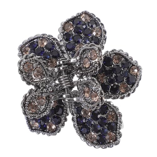 LRXIYODE Ponytail Clip mit Strassverzierung Mittlere Schwarzer Haarklammer für Langes Haar Modisches Haar accessoire für Frauen und Mädchen Kompakt und Tragbar für Alltag und Reisen von LRXIYODE