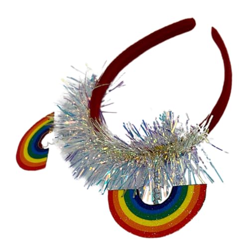LRXIYODE Regenbogen Haarband Für Frauen Einstellbares Lgbt Kopftuch Farbenfrohe Pride Dekoration Für Und Festivals Weichem Und Strapazierfähigem Material von LRXIYODE