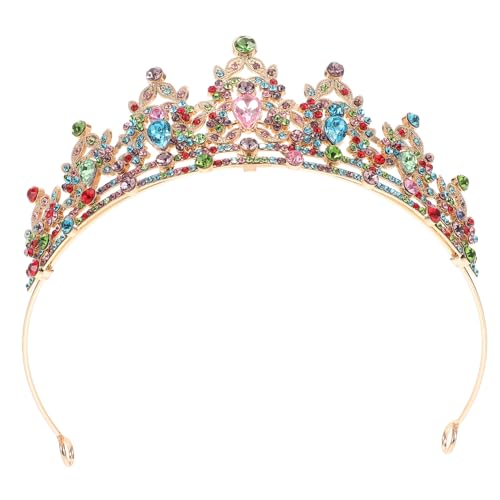 LRXIYODE Prinzessinnen Tiara mit Luxuriöser Emaille Komfortabler Kopfschmuck für Mädchen Eleganter Haarschmuck für Hochzeit Geburtstag Tanzaufführung und Festliche Anlässe von LRXIYODE