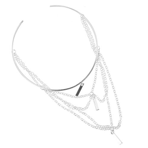 LRXIYODE Punk Verstellbares Metall Chain Arm Cuff Armband Offenes Oberarmarmband für Damen Langlebiges Design Vielseitiges Schmuckstück für von LRXIYODE