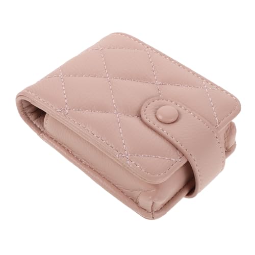 LRXIYODE Quilted Kleines Lippenstift-etui Damen Mini Kosmetiktasche mit Spiegel Kompakte Reise-Make-up-Tasche Modische Kleine Tasche für Lippenstift und Lippenpflege Unterwegs von LRXIYODE