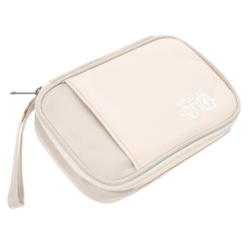 LRXIYODE Reise Kabeltasche Elektronik Organizer aus Langlebigem Material Kompakt Praktisch für Ladegeräte Kabel Zubehör Vielseitig Einsetzbar Schützend Angenehmer Griff für Unterwegs von LRXIYODE