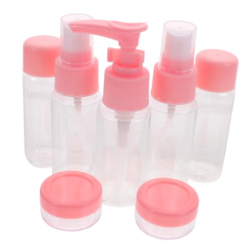 LRXIYODE Reise Kosmetik Sprühflaschen Teilig Tragbare Lotion Sample Flaschen mit Organizer Beutel Auslaufsichere Reisebehälter für Kabinengepäck für Shampoo Duschgel Hautpflege von LRXIYODE
