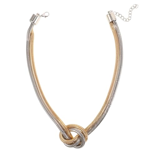 LRXIYODE Retro Metall Knopf Halskette Leichte Zierliche Förmige Schlüsselbein Kette Vielseitiger Vintage Choker für Damen für Alltag Büro und Gesellschaftliche Anlässe von LRXIYODE