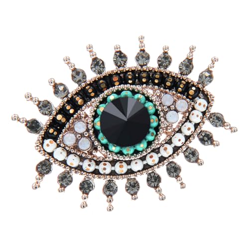 LRXIYODE Rhinestone Brosche Evil Eye Anstecknadel Funkelndes Design Sicherer Halt Modisch Damen Schmuck Geschenkidee Eleganter Lapel Pin Robuste Verarbeitung LRXIYODE Rhinestone Brosche Evil Eye Anstecknadel Funkelndes Design Sicherer Halt Modisch Damen Schmuck Geschenkidee Eleganter Lapel Pin Robuste Verarbeitung von LRXIYODE