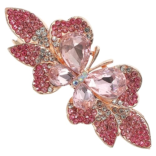 LRXIYODE Rhinestone Haarklammer Schmetterling Frühling Haarspange Metall Haarschmuck für Damen Party Hochzeit Alltag von LRXIYODE