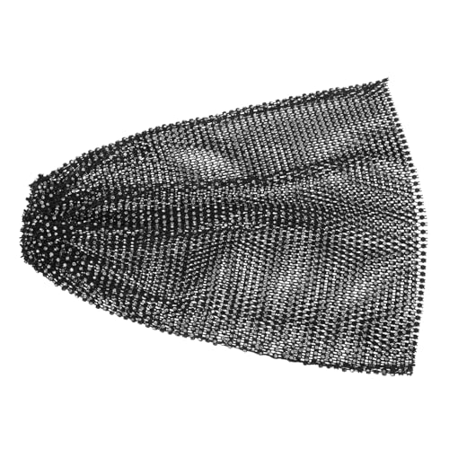 LRXIYODE Rhinestone Mesh Headband Stretchy Fishnet Reflective Party Hair Accessory Damen Nachtclub Festival Vielseitig Leicht Schwarz von LRXIYODE