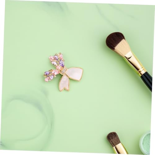 LRXIYODE Rhinestone Schmetterling Brosche Damen Pin Elegant für Anzüge Kleider Hochzeit Party Geschenk Modisches Accessoire Vielseitig und Leicht von LRXIYODE