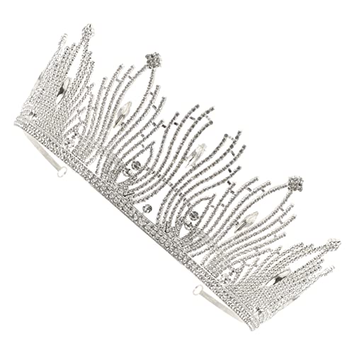 LRXIYODE Rhinestone Tiara Braut Hochwertige Haarschmuck für Hochzeit Geburtstag Party Perfektes Accessoire für Braut und Feierlichkeiten von LRXIYODE