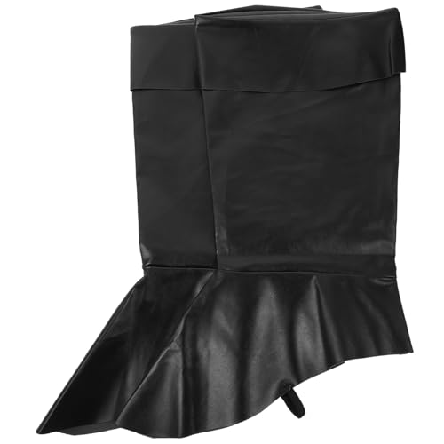 LRXIYODE Santa Stiefelüberzüge aus Langlebigem PU Weihnachtsmann Kostüm Accessoire Strapazierfähige Cosplay Schuhüberzüge für Festliche Weihnachtsdeko Stil Zufällig von LRXIYODE