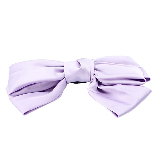 LRXIYODE Satin Haarspange mit Großem Schleifen Design Rutschfeste Haarklammer für Mädchen Party Haarschmuck in Zartem Leicht und Praktisch für Festliche Anlässe von LRXIYODE