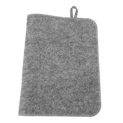 LRXIYODE Sauna Kissen Wasserabsorbierende Filzmatte für Sauna Duschraum und Badezimmer Isoliermatte Graue Dicke Saunaunterlage Vielseitig Einsetzbar Pflegeleicht von LRXIYODE