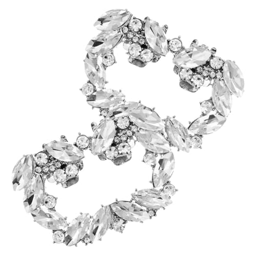 LRXIYODE Schillernde Schuhclips mit Strasssteinen Abnehmbare Schuhdekoration für Damen Accessoires für Hochzeiten Partys und Besondere Anlässe Passend für Pumps Ballerinas und Stiefel von LRXIYODE