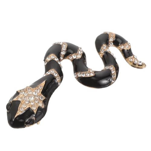 LRXIYODE Schlangenbrosche aus Robustem Zinklegierungsmaterial Modischer Tier Anstecker für Frauen Vielseitiger Schmuck für Kleidung Rucksack Schal Hut und Handtasche Langlebig und von LRXIYODE