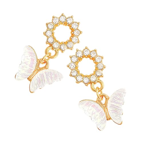 LRXIYODE Schmetterling Ohrstecker Damen Leichte Ohrhänger Hautfreundlich Geeignet für Alltag und Party Stilvolles Schmuckgeschenk für Frauen und Mädchen von LRXIYODE