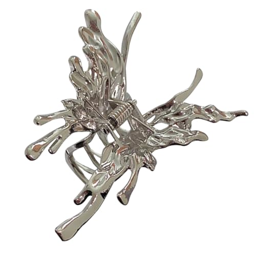 LRXIYODE Schmetterlings Haarklammer aus Robustem Metall mit Kleinem Innenzahn Eleganter Haarklammer für Dünnes und Dickes Haar Vielseitiger Haarschmuck für Alltag Party Hochzeit Damen von LRXIYODE