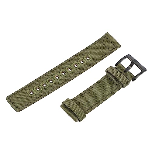 LRXIYODE Schnellverschluss Canvas Uhrenarmband für Kompatibel mit Militärgrün mit Schwarzem Verschluss LRXIYODE Schnellverschluss Canvas Uhrenarmband für Kompatibel mit Militärgrün mit Schwarzem Verschluss von LRXIYODE