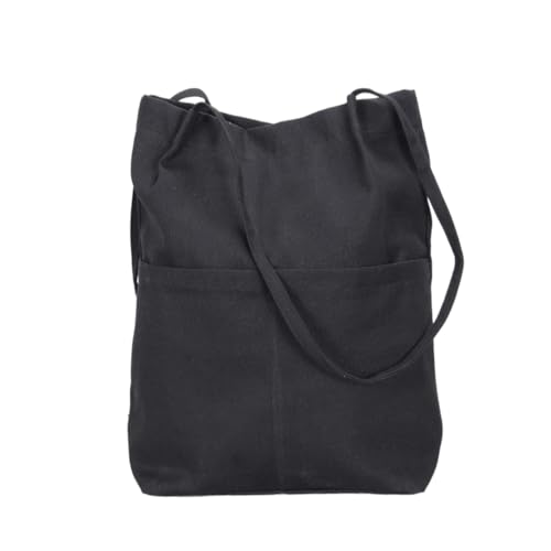 LRXIYODE Schwarze Umhängetasche Canvas für Damen Große Kapazität Modisches Design Einkäufe Freizeit Tragetasche für Handys Tablets LRXIYODE Schwarze Umhängetasche Canvas für Damen Große Kapazität Modisches Design Einkäufe Freizeit Tragetasche für Handys Tablets von LRXIYODE