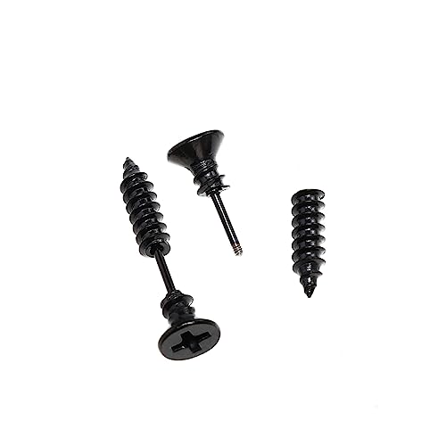 LRXIYODE Schraubgewinde Ohrstecker Punk Edelstahl Ohrringe Für Männer Und Frauen Unisex Ohrschmuck Geeignet Für Partys Hochzeiten Und Festivals von LRXIYODE