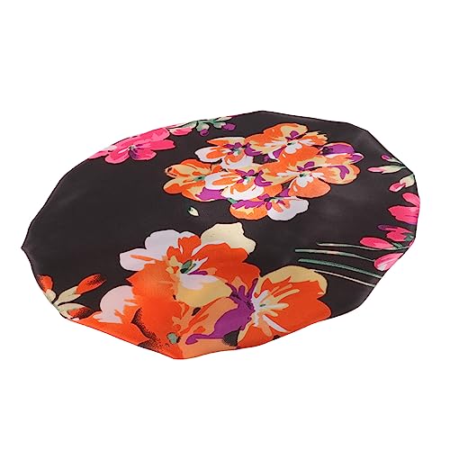 LRXIYODE Seidenhaube Damen Schlafmütze Satin und Seide Weich Elastisch Haarschutz Nacht Weite Krempe Schlafhaube für Haartypen und Zuhause Nutzung von LRXIYODE