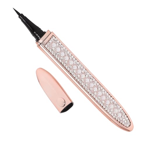 LRXIYODE Selbstklebender Langlebiger Diamond Glitter Eyeliner Stift für Frauen Glitzernder Flüssiger Make Up Augenliner mit Einzigartigem Design für Anfänger und Profis von LRXIYODE