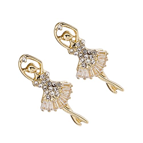 LRXIYODE Tanzohrringe Für Mädchen Mit Zirkonia Abschlussball-ohrringe Tropfenohrringe Für Teenager-frauen Ballerina-ohrringe Für Junge Damen von LRXIYODE