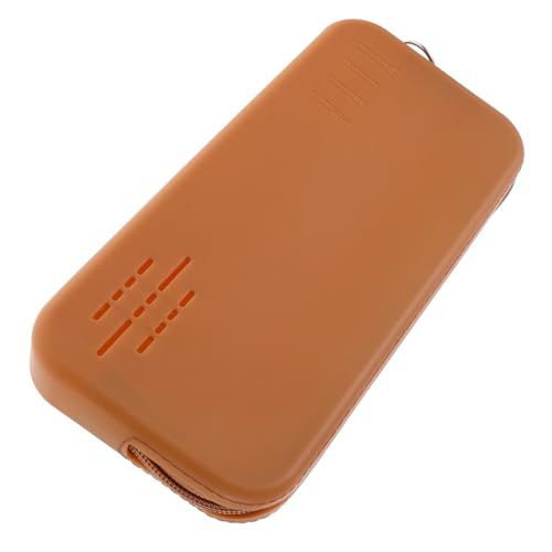 LRXIYODE Silikon Make Up Pinselhalter Kosmetiktasche mit Reißverschluss Tragbarer Schminkbehälter für Pinsel Lippenstifte Kompakter Reise Organizer für Damen von LRXIYODE