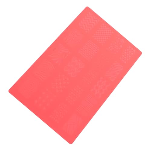 LRXIYODE Silikon Nagel Stempel Vorlage DIY Nagelschablone für Kreative Maniküre Einfach zu Verwenden mit Klaren Mustern für Wunderschöne Nageldesigns für Nagelstudios und Zuhause von LRXIYODE