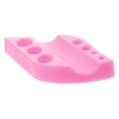 LRXIYODE Silikon Tintenkappenhalter für Tattoo und Permanent Make Up Langlebiger Pigmentbecherständer Ovaler Organizer für Farbbehälter Makeup Pen und Wattestäbchen Platzsparend und Leicht von LRXIYODE