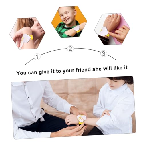 LRXIYODE Slap Bracelet Herzform Silikon Magnetisch Handgelenkband Komfortabel Passend Für Events Sommerkonzerte Sportveranstaltungen Leichtes Material Praktisch von LRXIYODE