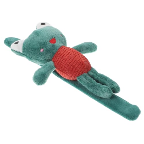 LRXIYODE Slap Bracelet Kinderarmband Frosch Form Kuscheltier Design Bequem Leicht Tragbar Party Mitgebsel für Jungen Mädchen von LRXIYODE