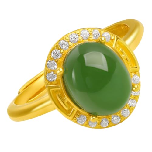 LRXIYODE Smaragdring geldgeschenke weihnachten weihnachsgeschenk taschenanhänger Schmuckring taggeschenk Finger für Damen Ringe Frauen Ringe Jade eingelegter Ring Metall LRXIYODE Smaragdring geldgeschenke weihnachten weihnachsgeschenk taschenanhänger Schmuckring taggeschenk Finger für Damen Ringe Frauen Ringe Jade eingelegter Ring Metall von LRXIYODE