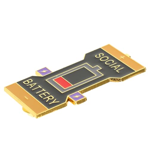 LRXIYODE Social Battery Symbol Brosche Damen Emaille Anstecker Modischer Dekorativer Pin Langlebig Praktisch für Freundinnen Mutter Schwester Geburtstag Valentinstag LRXIYODE Social Battery Symbol Brosche Damen Emaille Anstecker Modischer Dekorativer Pin Langlebig Praktisch für Freundinnen Mutter Schwester Geburtstag Valentinstag von LRXIYODE
