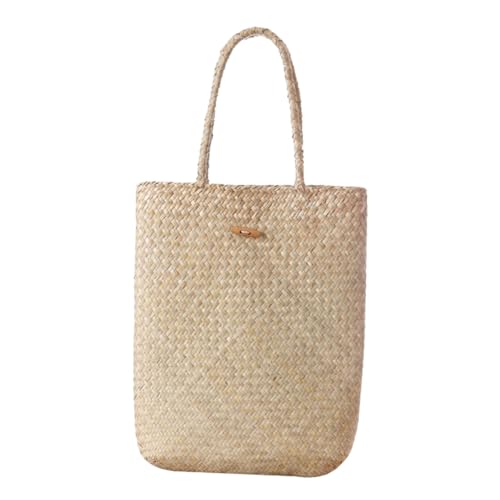 LRXIYODE Gewebte Handtasche Für Mädchen Strandtasche Für Sommer Gewebte Tasche Für Reisen Und Outdoor-aktivitäten Platz Für Geldbörse Schlüssel Handy Und Kosmetik von LRXIYODE