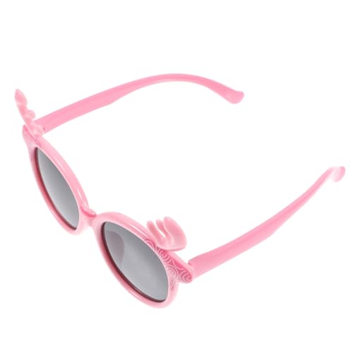 LRXIYODE Sonnenbrille mit Süßem Hirschgeweih Design Verstellbare Nasenpads Uv Schutz Leichte und Robuste Partybrille für Mädchen und Jungen für Outdoor Aktivitäten von LRXIYODE