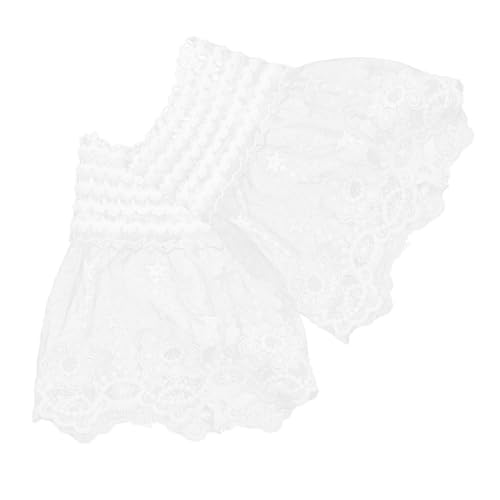 LRXIYODE Spitzenmanschetten Damen Abnehmbare Falsche Ärmel Handgelenk Armbedeckungen mit Floralem Mesh Design Komfortabel Vielseitig für Hochzeit Party Alltag von LRXIYODE