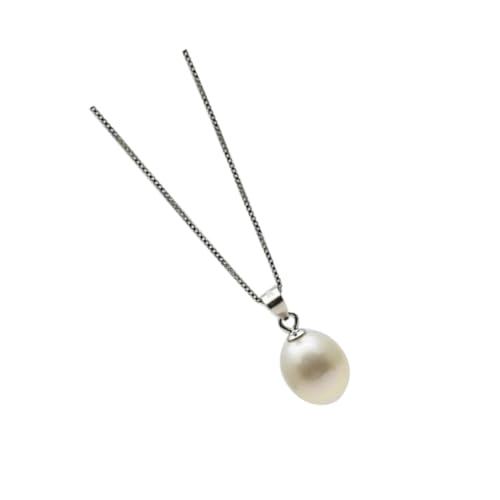 LRXIYODE Sterling Silber Halskette Damen mit Natürlichem Süßwasser perlenanhänger Eleganter Tropfen Modisch Vielseitige Schmuckkette für Alltag und LRXIYODE Sterling Silber Halskette Damen mit Natürlichem Süßwasser perlenanhänger Eleganter Tropfen Modisch Vielseitige Schmuckkette für Alltag und von LRXIYODE