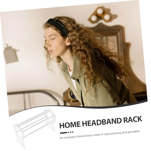 LRXIYODE Stirnbandhalter Transparent Einlagig Haarschmuck Organizer Platzsparend Robust Für Damen Schminktisch Zubehör von LRXIYODE