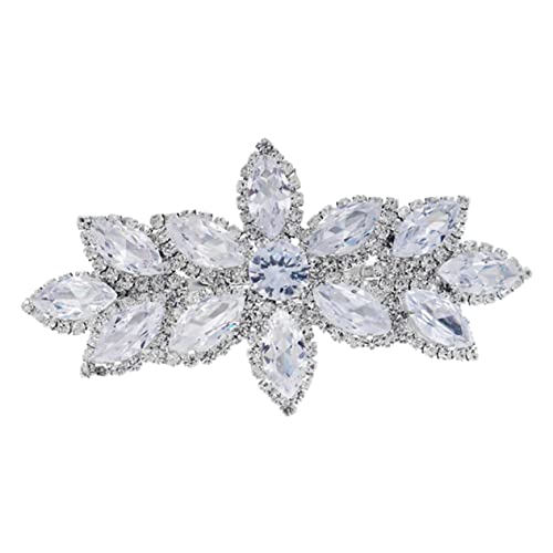 LRXIYODE Strass Haarspange Für Frauen Glänzende Haar Clip Stilvolle Haarschmuck Mit Diamanten Hochzeits Haarnadel Glänzende Haaraccessoires Für Partys Und Besondere Anlässe von LRXIYODE