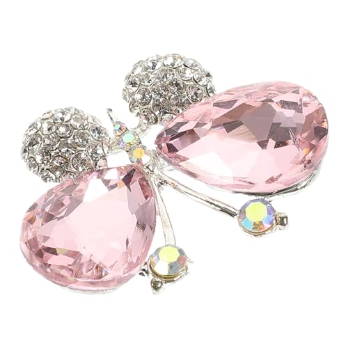 LRXIYODE Strass Schmetterling Brosche Legierung Schmuck Applikation Glitzer für Kleidung Schuhe Taschen DIY Zubehör von LRXIYODE
