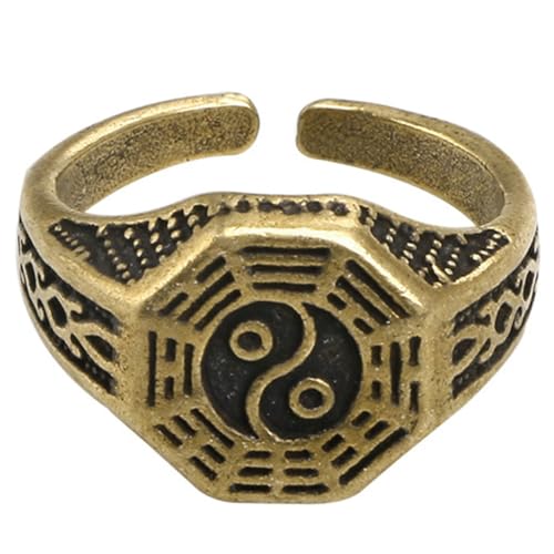 LRXIYODE Taoismus Verstellbar Offener für Herren Chinesisches Kostüm Accessoire mit Design für und Frauen Schmuck für Kultur von LRXIYODE