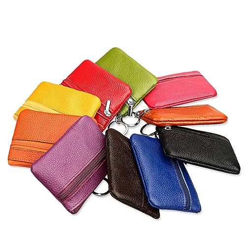 LRXIYODE Geldbörse Für Damen Multifunktionaler Reißverschluss Tasche Aus Pu Münzen Geld Und Schlüssel Stilvolles Leichtes Design Rosé Für Sommer von LRXIYODE