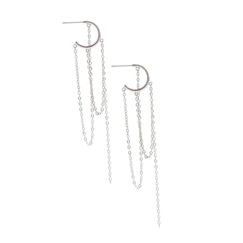 LRXIYODE Tassel Ohrringe Damen Modisch Lange Ohrhänger Leicht Material Für Party Tanz Fotoshooting von LRXIYODE